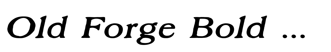 Old Forge Bold Expd Italic